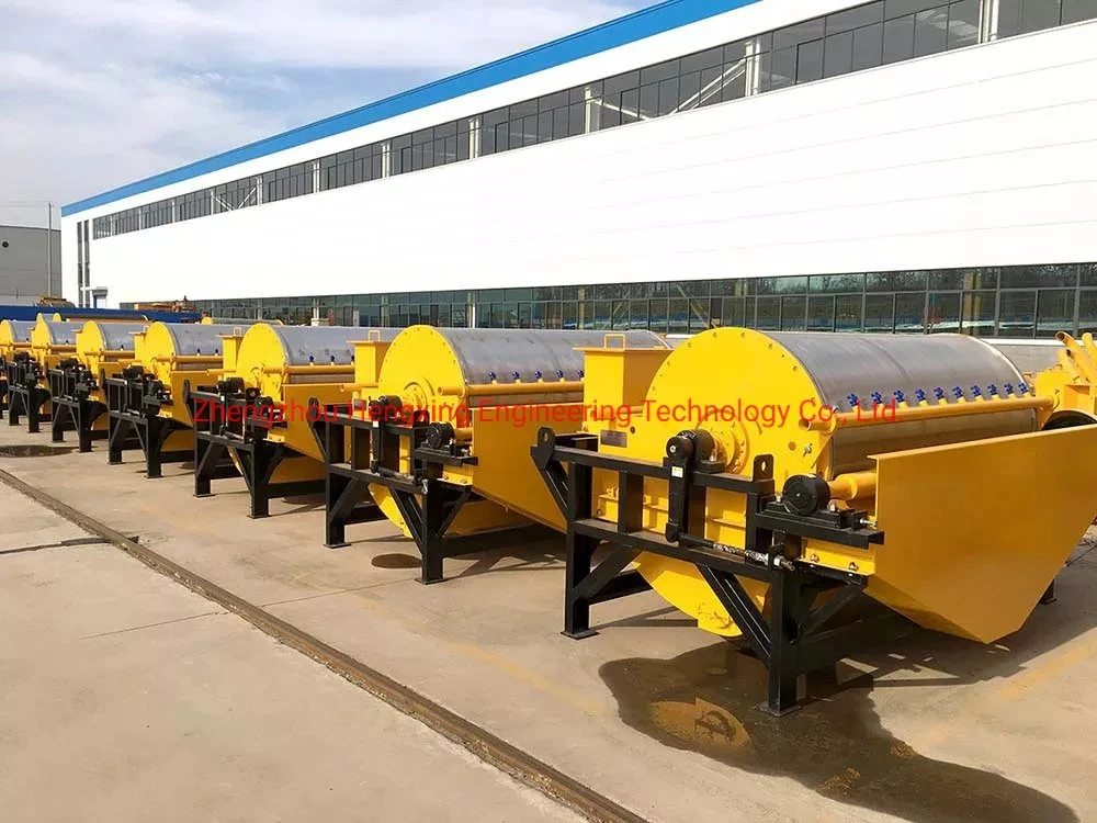 Silica Sand Wet and Dry Magnetic Drum Separator From China Manufacturer