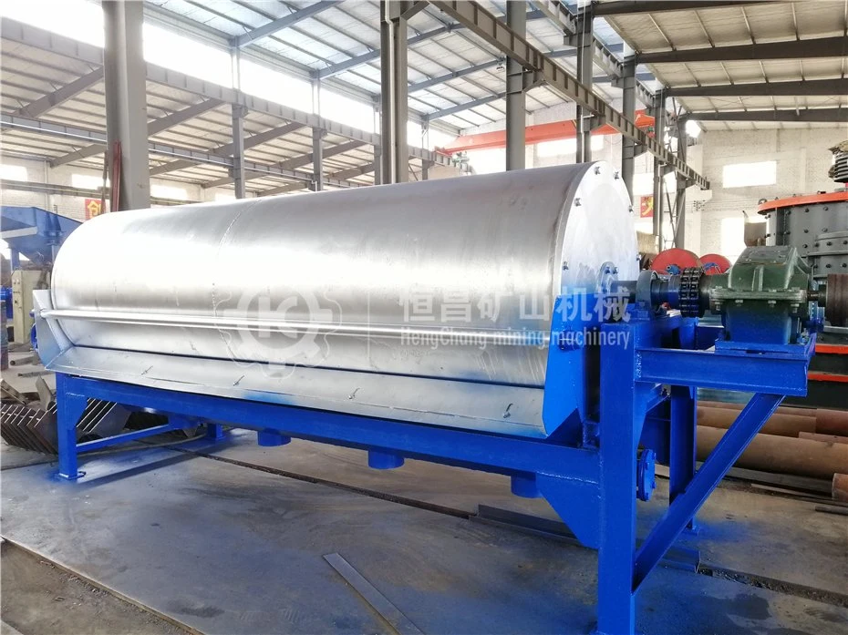 Ferrous Metal Recycling Machine Drum Dry Magnetic Separator for Quartz