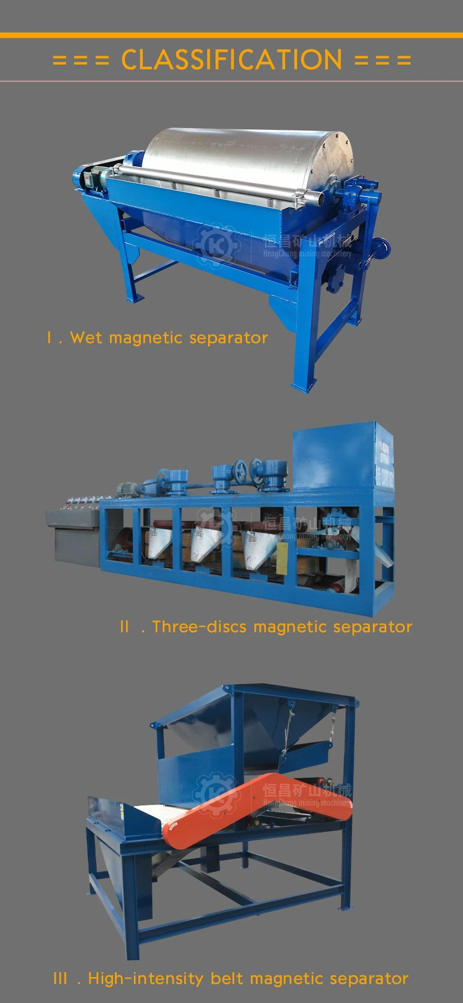 Ferrous Metal Recycling Machine Drum Dry Magnetic Separator for Quartz