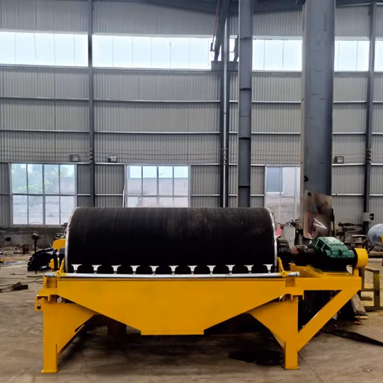 Separador magnético permanente de tambor húmedo para beneficio de magnetita de minería de hierro