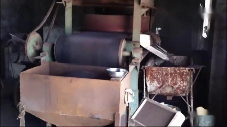 Separador magnético seco de tambor de máquina de reciclaje de metales ferrosos para cuarzo